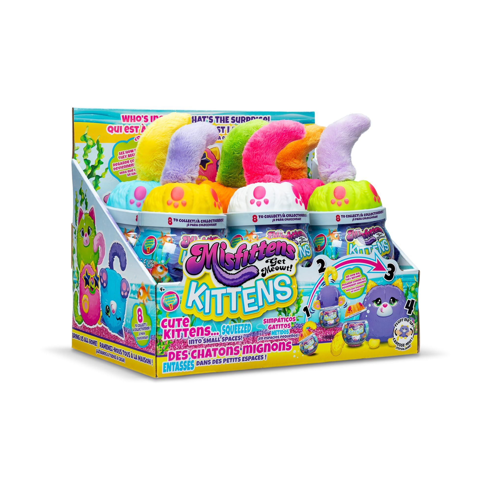Amazon.com: Basic Fun Misfittens | Merkitties Fishbowl Wave 1